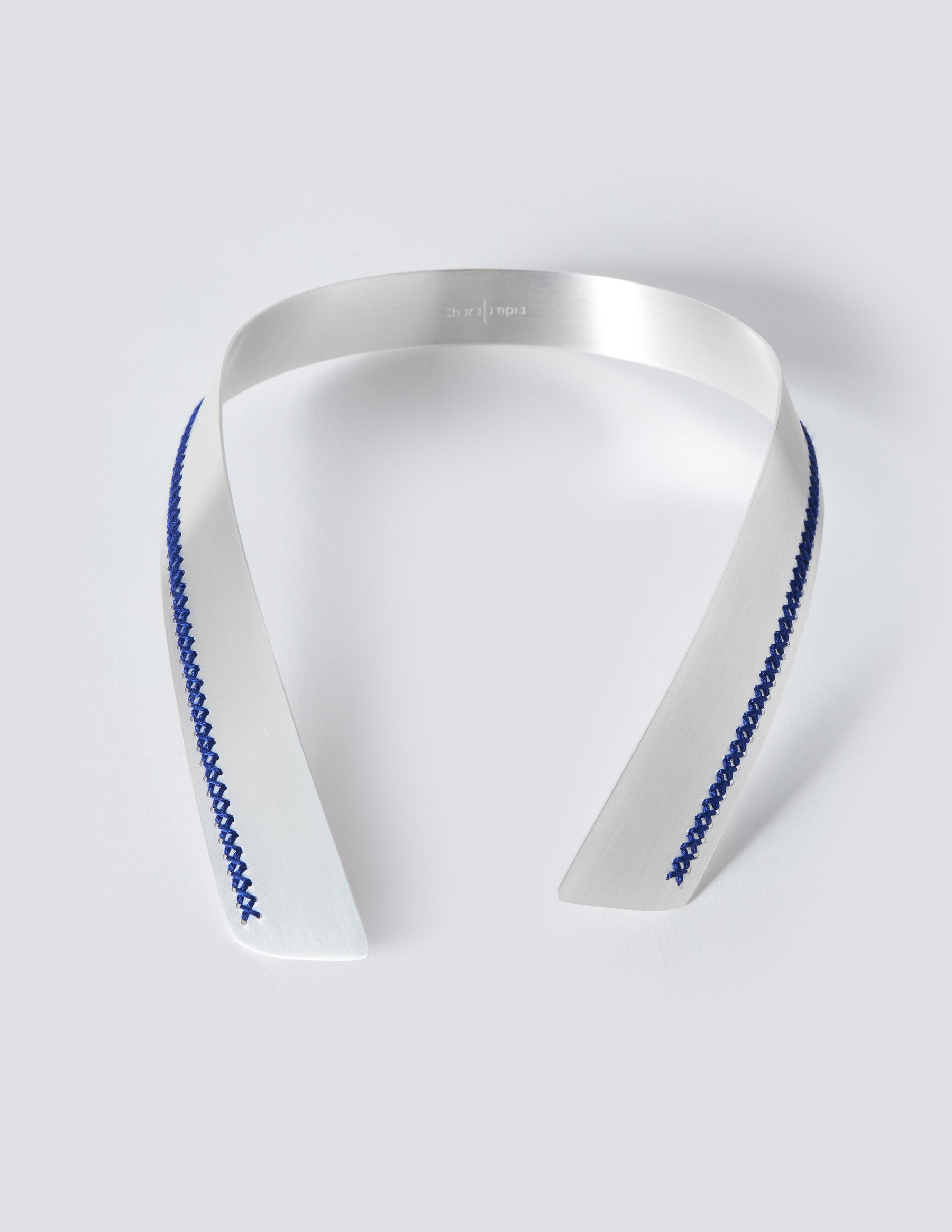 Untied Silver Necklace - CHARALAMPIA