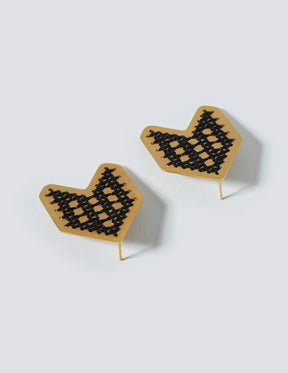 Arrow Gold Earrings - CHARALAMPIA