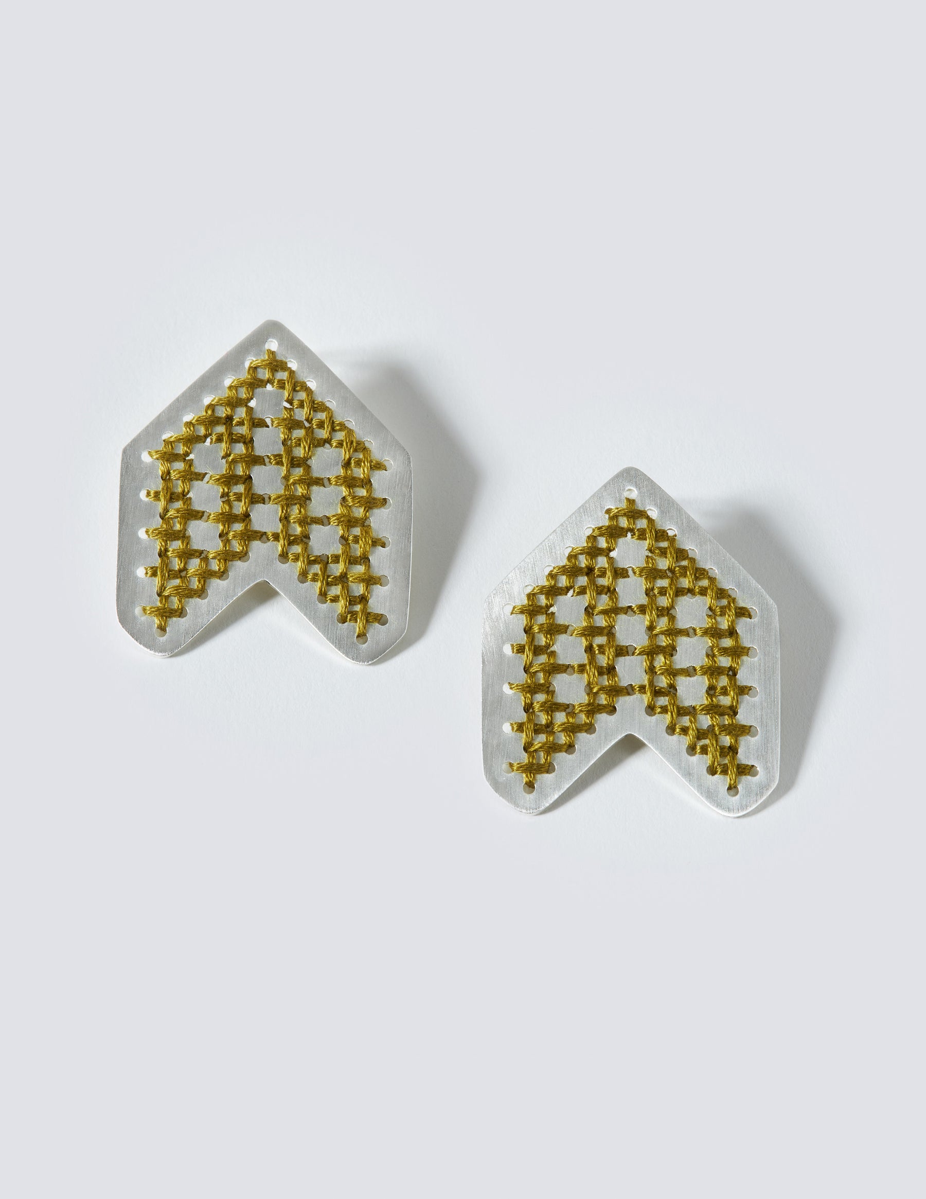 Arrow Silver Earrings - CHARALAMPIA