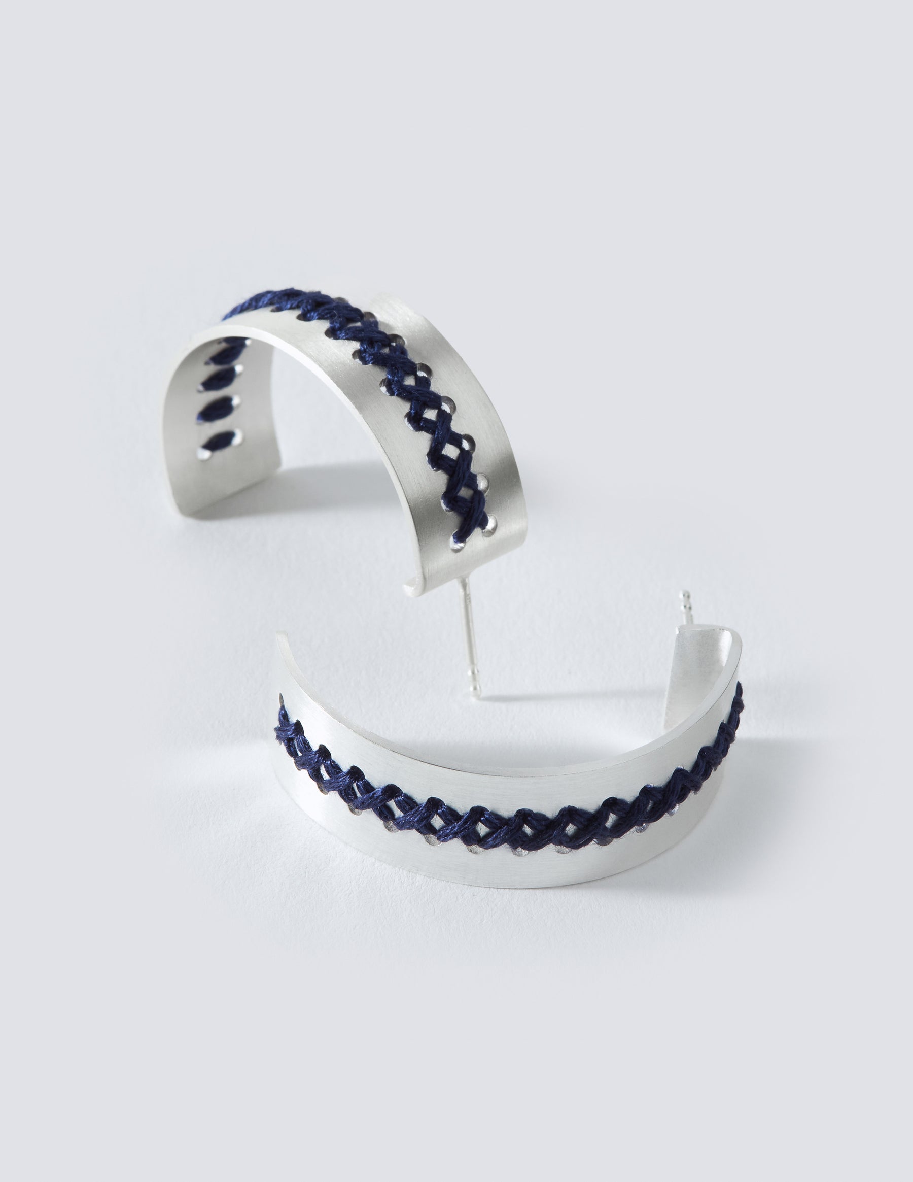 Hera Silver Hoop Earrings - CHARALAMPIA