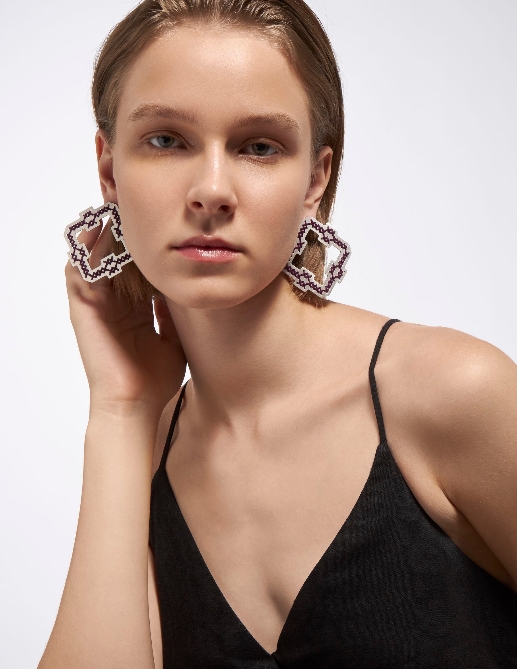 Sozia Silver Earrings - CHARALAMPIA