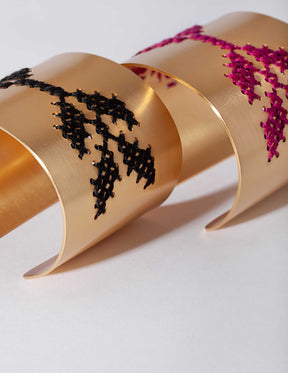 Wings Gold Cuff - CHARALAMPIA